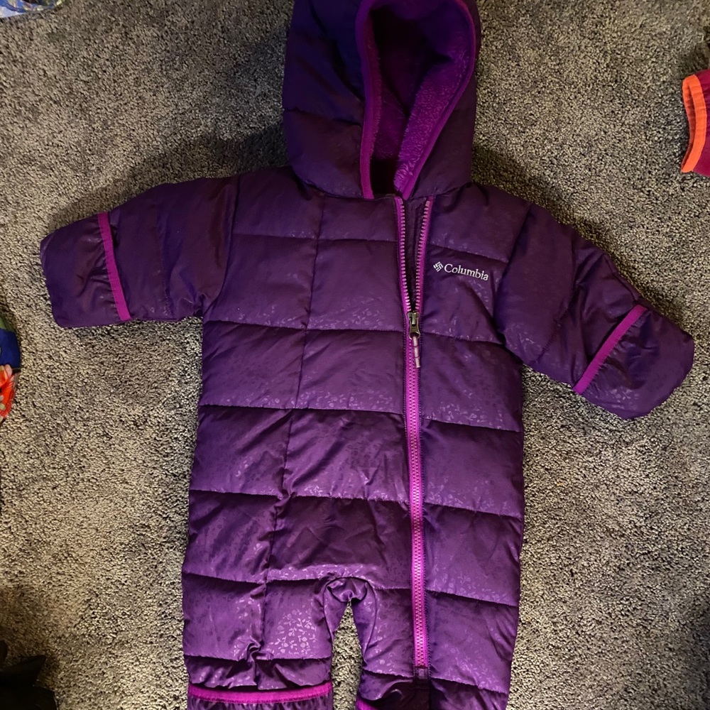 Columbia 3 to 6 month baby snowsuit